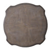 Magnolia Manor Round Accent Table in Antique White Base w/ Weathered Bark Tops