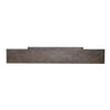 Magnolia Manor 72 Inch Hall Console Table in Antique White Base w/ Weathered Bark Tops