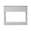 Liberty Furniture Magnolia Manor Hall Console in Antique White & Weathered Bark EST SHIP TIME APPX 4 WEEKS
