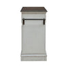 Magnolia Manor Bar Cart in Antique White & Weathered Bark EST SHIP TIME APPX 4 WEEKS