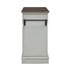 Liberty Furniture Magnolia Manor Bar Cart in Antique White & Weathered Bark EST SHIP TIME APPX 4 WEEKS
