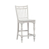 Liberty Furniture Magnolia Manor Spindle Back Counter Chair in Antique White image