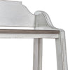Magnolia Manor Leaning Pier Bookcase in Antique White & Weathered Bark