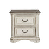Magnolia Manor King California Upholstered Bed, Dresser & Mirror, Chest, Night Stand