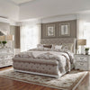 Magnolia Manor King Uph Sleigh Bed, Dresser & Mirror, Night Stand image