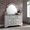 Magnolia Manor Queen Panel Bed, Dresser & Mirror, Chest, Night Stand