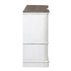 Magnolia Manor Leg 9 Drawer Dresser in Antique White