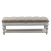 Magnolia Manor Bed Bench in Antique White