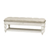 Magnolia Manor Bed Bench in Antique White image