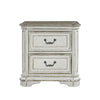 Magnolia Manor Two Drawer Nightstand in Antique White image