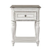 Magnolia Manor Leg Nightstand in Antique White image