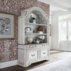 Magnolia Manor 3 Piece Desk & Hutch Set