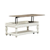 Magnolia Manor Lift Top Cocktail Table in Antique White