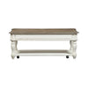 Magnolia Manor Lift Top Cocktail Table in Antique White