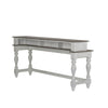 Magnolia Manor Console Bar Table in Antique White image
