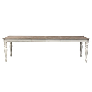 Liberty Furniture Magnolia Manor Rectangular Leg Table in Antique White image