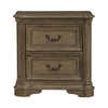 Magnolia Manor II 2 Drawer Nightstand in Weathered Bisque image