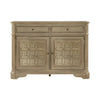 Liberty Furniture Magnolia Manor Buffet in Weathered Bisque
