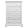 Summer House 5 Drawer Chest in White image