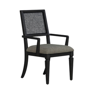 Liberty Furniture Caruso Heights Panel Back Arm Chair (Set of 2) in Aged Whiskey image