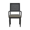 Liberty Furniture Caruso Heights Panel Back Arm Chair (Set of 2) in Aged Whiskey