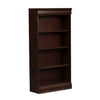 Brayton Manor Jr Executive 60 Inch Bookcase (RTA) in Cognac