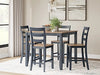 Gesthaven Counter Height Dining Table and 4 Barstools (Set of 5)