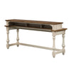 Morgan Creek Console Bar Table in Antique White image