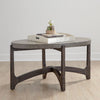 Cascade Oval Cocktail Table in Wire Brush Rustic Brown image