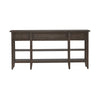 Liberty Furniture Paradise Valley Hall Console Table in Saddle Brown EST SHIP TIME APPX 4 WEEKS