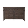 Paradise Valley 8 Drawer Dresser in Saddle Brown