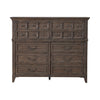 Paradise Valley 10 Drawer Chesser in Saddle Brown