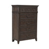 Paradise Valley 5 Drawer Chest in Saddle Brown image