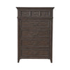 Paradise Valley 5 Drawer Chest in Saddle Brown