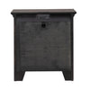 Paradise Valley Nightstand with Charging Station in Saddle Brown