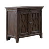 Paradise Valley 2 Door Bedside Chest with Charging Station in Saddle Brown image