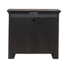 Paradise Valley 2 Door Bedside Chest with Charging Station in Saddle Brown