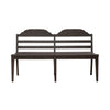 Paradise Valley Ladder Back Bench in Saddle Brown