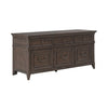 Paradise Valley Credenza in Saddle Brown