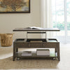 Paradise Valley Lift Top Cocktail Table in Saddle Brown image