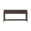 Paradise Valley Console Bar Table in Saddle Brown