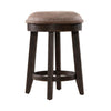 Paradise Valley Upholstered Console Stool (RTA) in Saddle Brown