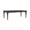 Paradise Valley Rectangular Leg Table in Saddle Brown