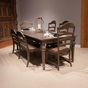 Liberty Furniture Paradise Valley Rectangular Leg Table in Saddle Brown image