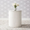 Modern Farmhouse Drum End Table image