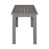 Liberty Furniture Plantation Key Outdoor Dining Bench in Granite