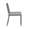 Liberty Furniture Plantation Key Outdoor Panel Back Side Chair in Granite