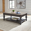 Liberty Furniture Ocean Isle Rectangular Cocktail Table in Slate