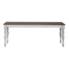 Ocean Isle Bench (RTA) in Antique White with Weathered Pine