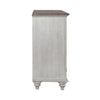 Ocean Isle Buffet in Antique White with Weathered Pine